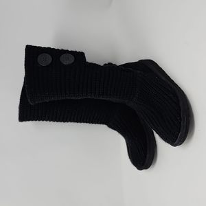 UGG Black  Classic Cardy Girls Boots Size 3